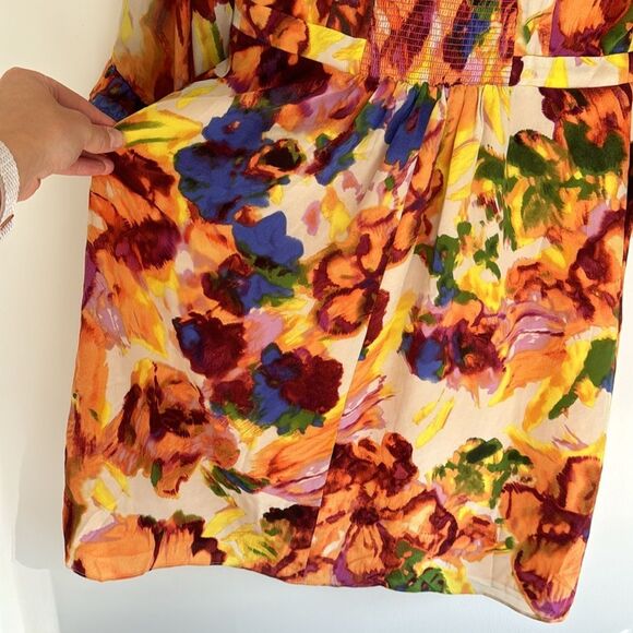 Maeve Floral Mini Dress - Multicolor - Picture 14 of 16